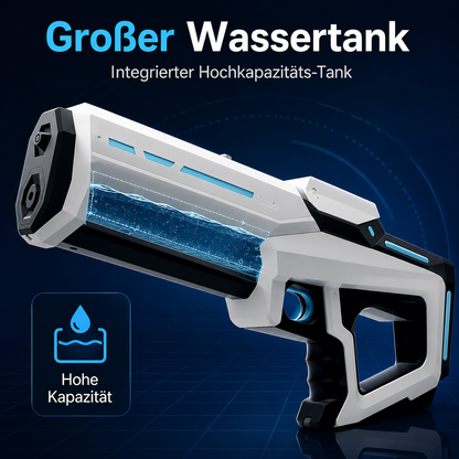 HydroBlitz Pro – Elektrische Wasserpistole mit Auto-Saugfunktion